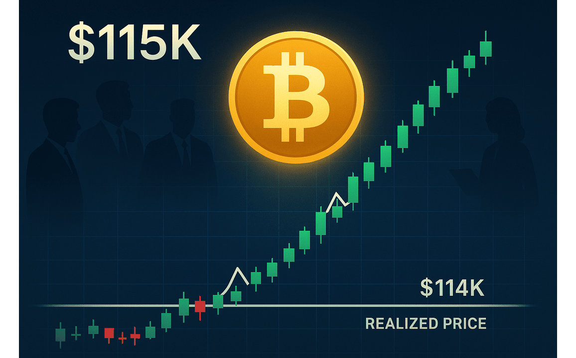 Bitcoin Surges Past $115,000 as On-Chain Metrics Indicate Potential Rally
