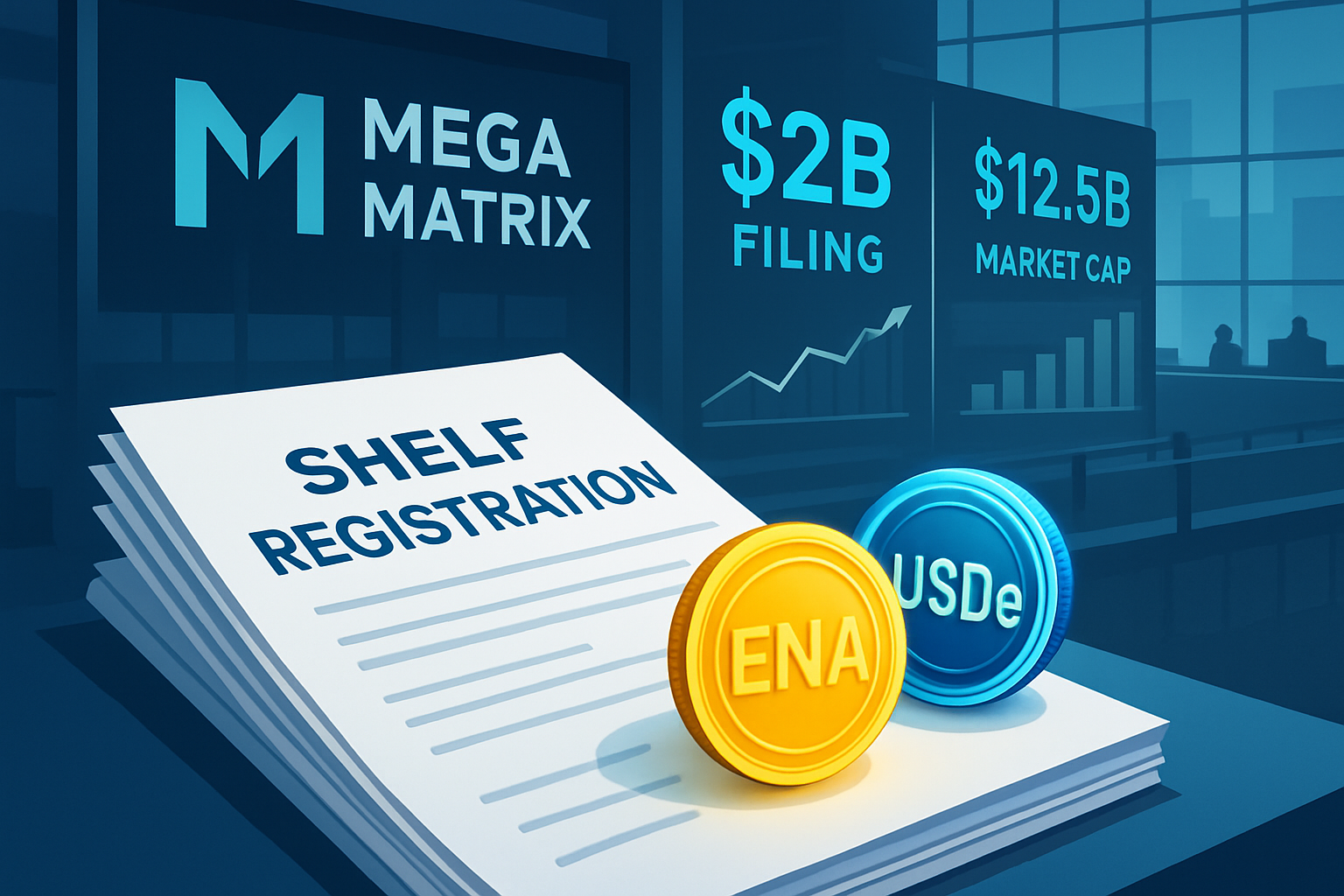 Mega Matrix Files $2 Billion Preliminary Registration for Ethena Stablecoin Strategy