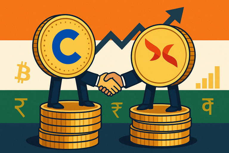<p><strong>Coinbase Backs CoinDCX as Indian Crypto Regulations Near Clarity</strong></p>