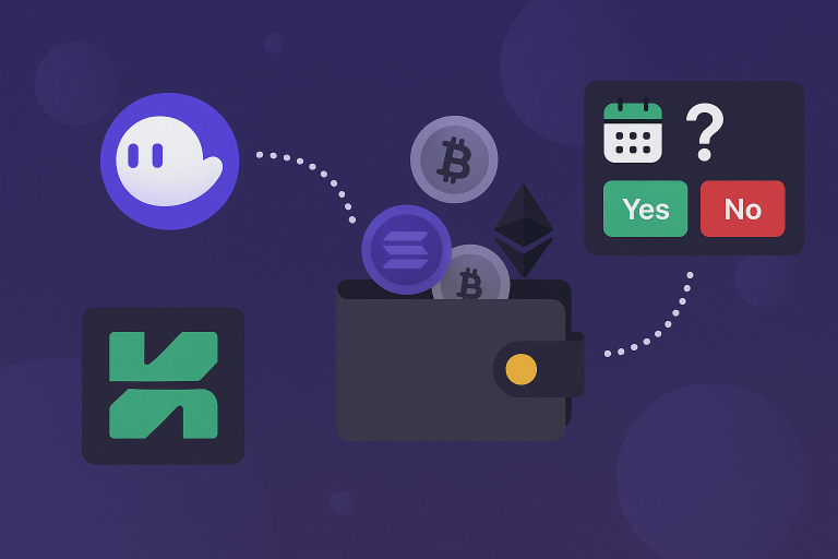Phantom Joins Kalshi's Prediction Markets as Crypto Wallets Expand into Event Trading